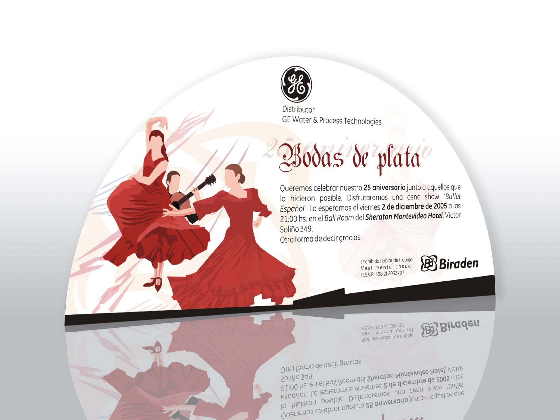 Invitacion fiesta de Flamenco 2005